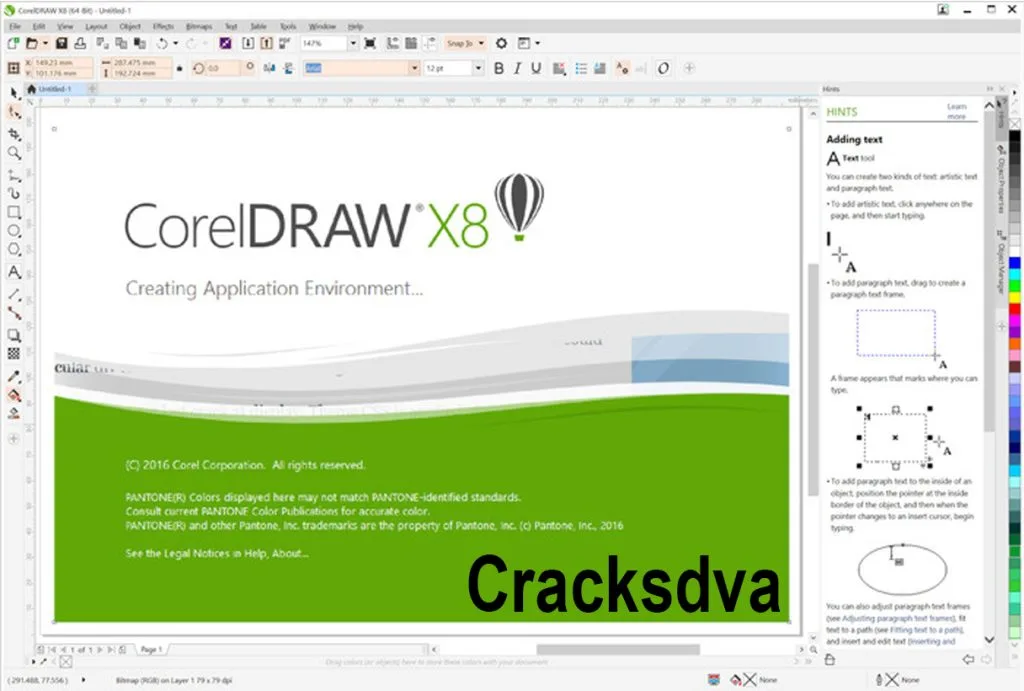 CorelDraw Crack Interface