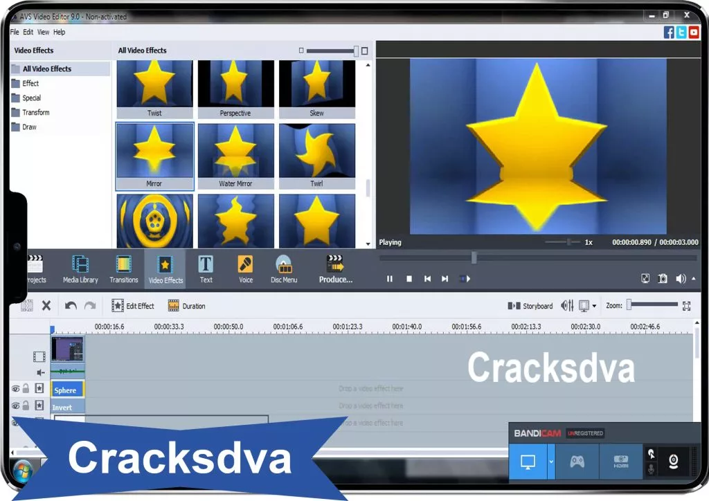 AVS Video Editor Crack Settings