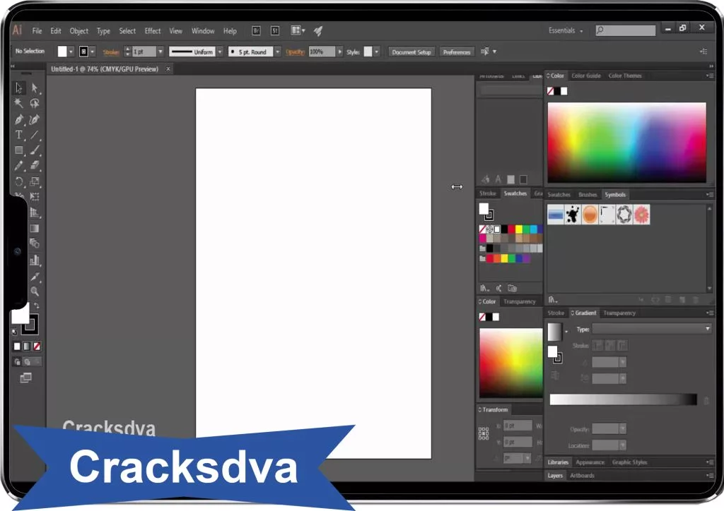 Adobe Illustrator Crack Interface