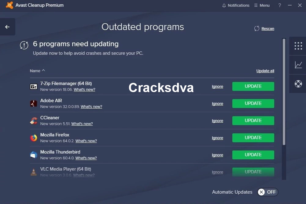 Avast Cleanup Premium Crack Outdated Programs