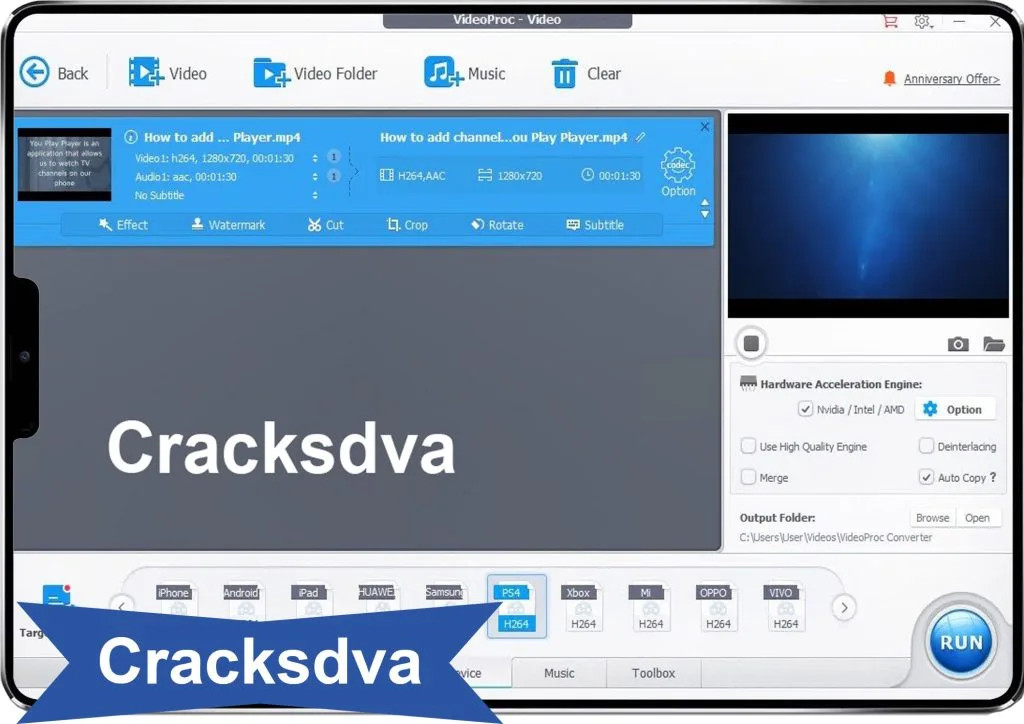 Video Folder Of VideoProc Crack