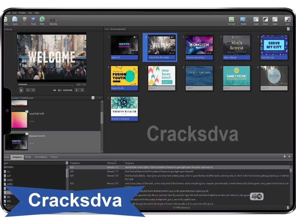 EasyWorship Crack Interface