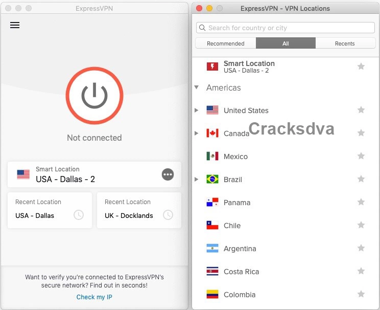 Express VPN Crack Settings