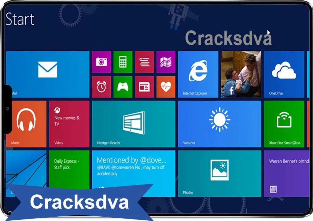 Windows 8.1 Crack Start Menu